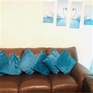 teal cushion round for sale