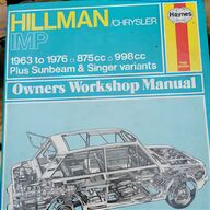 haynes workshop manual hillman imp for sale