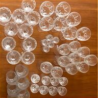 edinburgh crystal thistle glasses for sale