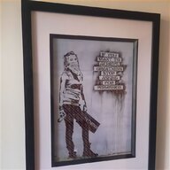 banksy framed prints for sale