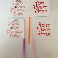 personalised cupcake flags for sale
