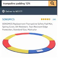 trampoline safety net 8 pole for sale