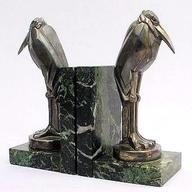 art deco book ends for sale