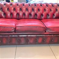 leather chesterfield sofa oxblood for sale
