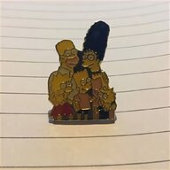 simpsons pin badges for sale