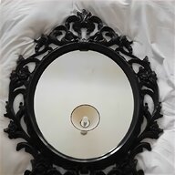 black wall mirrors decorative for sale