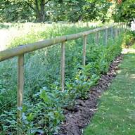 half round fence posts for sale