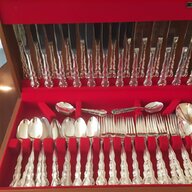 solid silver canteen cutlery for sale