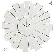 bevelled glass clock for sale