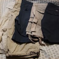 mens 3 4 length cargo shorts for sale