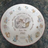 beatrix potter plates collection for sale
