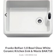 franke kitchen sink white for sale