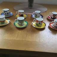 clarice cliff tea sets for sale