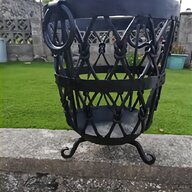 wrought iron fire basket for sale