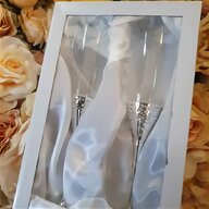 wedding champagne glasses crystal for sale