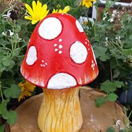 wooden mushrooms toadstools for sale