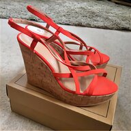 coral wedge sandals for sale