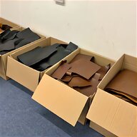 brown leather offcuts for sale