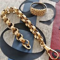 9ct gold belcher bracelet for sale