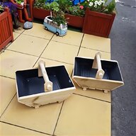 wooden trough planter for sale