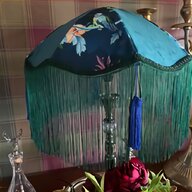 victorian lampshade fringed for sale