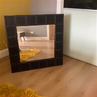 leather framed mirror for sale