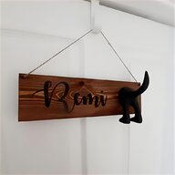 personalised dog lead hook for sale