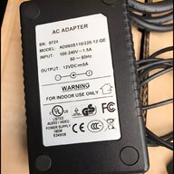 12v ac adapter for sale