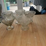 crystal sundae dishes for sale