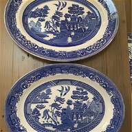 english ironstone tableware old willow for sale