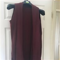 long black sleeveless cardigan for sale