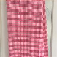 pink gingham curtains for sale