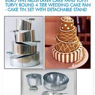 wedding cake tins for sale