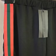 red black striped trousers for sale