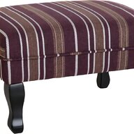 striped footstool for sale