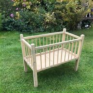vintage wicker baby cot for sale
