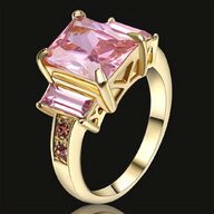 pink sapphire gold ring for sale