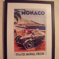 monaco grand prix poster for sale