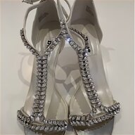 dune silver diamante sandals for sale