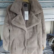 chocolate brown faux fur coat for sale