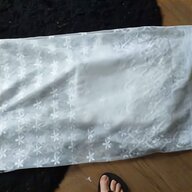 white net curtains 42 drop for sale