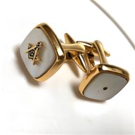 gold masonic cufflinks for sale