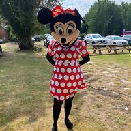 minnie mouse mascot costume for sale