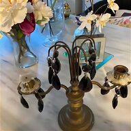 vintage glass candelabra for sale