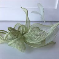 lime green fascinator for sale