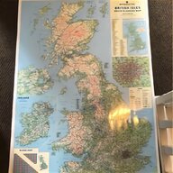 laminated map for sale