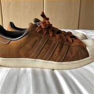 adidas originals brown leather for sale