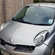 nissan micra front bumper silver for sale