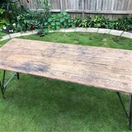 wooden trestle table for sale