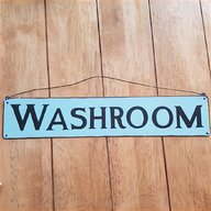 vintage bathroom sign for sale
